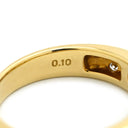 タサキ TASAKI ダイヤ シェル デザインリング ホワイト×イエローゴールド K18YG ダイヤモンド パール リング 指輪 TASAKI Au750 18K 18金 オーバルブリリアントカット 10.5号