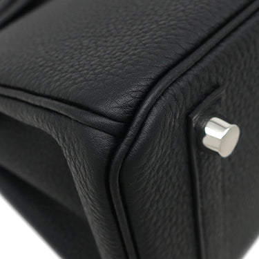 エルメス HERMES バーキン25 ブラック トゴ ハンドバッグ シルバー金具 新品 未使用 黒 2025年製
