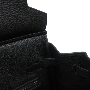 エルメス HERMES バーキン25 ブラック トゴ ハンドバッグ シルバー金具 新品 未使用 黒 2025年製