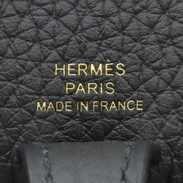 エルメス HERMES エヴリンTPM ロング ブラック トリヨンクレマンス ショルダーバッグ ゴールド金具 黒 2025年製