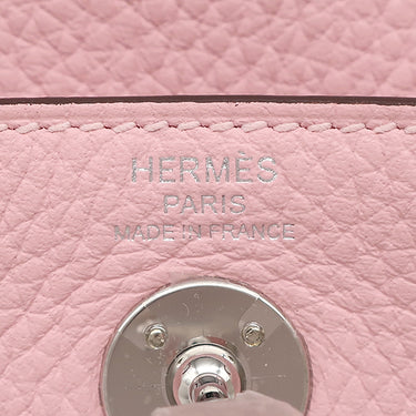 エルメス HERMES リンディ 2 ミニ ヴェルソ ローズサクラ×グリペール トリヨンクレマンス ショルダーバッグ シルバー金具 新品 未使用 2025年製