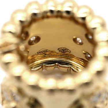 ヴァンクリーフアーペル Van Cleef & Arpels ペルレ クローバー ダイヤ VCARO3YG00・VCARO3YJ00 イエローゴールド K18YG ダイヤモンド ネックレス Au750 18K YG 別売フォルサチェーン