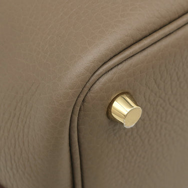 エルメス HERMES ピコタンロック 18 PM エトゥープ トリヨンクレマンス ハンドバッグ ゴールド金具 新品 未使用 グレージュ 2026年製