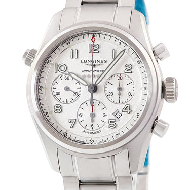 腕時計 ロンジン LONGINES スピリット クロノグラフ L3.820.4.73.6 自動巻き メンズ 未使用 デイト アラビア スモールセコンド