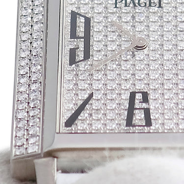 腕時計 ピアジェ PIAGET ブラックタイ 1967 LM G0A30165 手巻き メンズ K18WG無垢 純正ダイヤ 角型 アラビア バー ドレスウォッチ