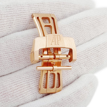 オーデマピゲ AUDEMARS PIGUET 純正 ピンクゴールド K18PG 腕時計パーツ Dバックル 18ｍｍ幅対応 K18PG無垢 ディプロイメント パーツ 予備 替え スペア ピンクゴールド ゴールド