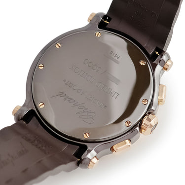 腕時計 ショパール CHOPARD ハッピースポーツ クロノグラフ 288515-9003 クオーツ メンズ レディース K18RG コンビ 純正ダイヤ 限定