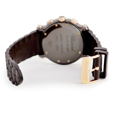 腕時計 ショパール CHOPARD ハッピースポーツ クロノグラフ 288515-9003 クオーツ メンズ レディース K18RG コンビ 純正ダイヤ 限定