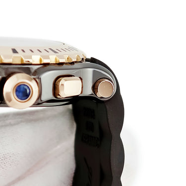 腕時計 ショパール CHOPARD ハッピースポーツ クロノグラフ 288515-9003 クオーツ メンズ レディース K18RG コンビ 純正ダイヤ 限定