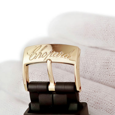 腕時計 ショパール CHOPARD ハッピースポーツ クロノグラフ 288515-9003 クオーツ メンズ レディース K18RG コンビ 純正ダイヤ 限定