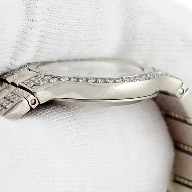 腕時計 ヴァシュロン・コンスタンタン VACHERON CONSTANTIN フィディアス 16515/985G-0916 クオーツ レディース K18WG無垢 純正ダイヤ パヴェ