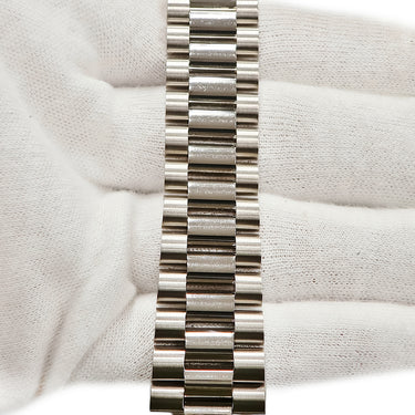 腕時計 ロレックス ROLEX デイデイト ミリヤード 118239 P番 自動巻き メンズ メーカーOH済 P番 K18WG無垢 純正ダイヤ ブルー 青