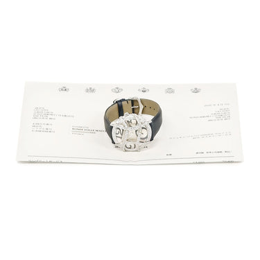 腕時計 カルティエ Cartier ロンドフォル WJ304350 クオーツ レディース メーカーOH済 K18WG無垢 純正ダイヤ シルバー グリッド