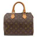 ルイヴィトン LOUIS VUITTON スピーディ 25 M41528 モノグラム モノグラムキャンバス ハンドバッグ ゴールド金具 茶 ミニ ボストン