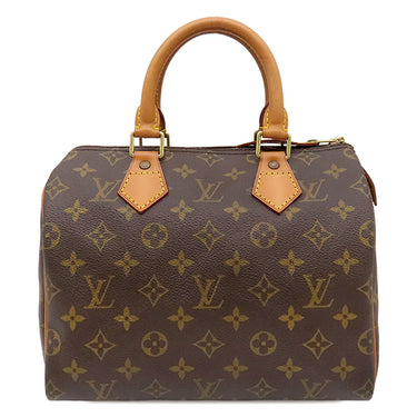 ルイヴィトン LOUIS VUITTON スピーディ 25 M41528 モノグラム モノグラムキャンバス ハンドバッグ ゴールド金具 茶 ミニ ボストン