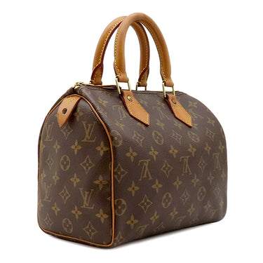 ルイヴィトン LOUIS VUITTON スピーディ 25 M41528 モノグラム モノグラムキャンバス ハンドバッグ ゴールド金具 茶 ミニ ボストン