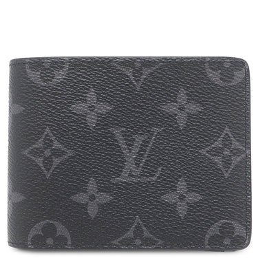 ルイヴィトン LOUIS VUITTON ポルトフォイユ スレンダー M62294 モノグラムエクリプス モノグラムエクリプス 二つ折り財布 黒