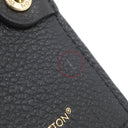 ルイヴィトン LOUIS VUITTON ポルトフォイユ リサ M83365 ノワール モノグラムアンプラント 二つ折り財布 ゴールド金具 黒 ブラック