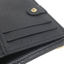 ルイヴィトン LOUIS VUITTON ポルトフォイユ リサ M83365 ノワール モノグラムアンプラント 二つ折り財布 ゴールド金具 黒 ブラック