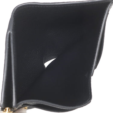 ルイヴィトン LOUIS VUITTON ポルトフォイユ リサ M83365 ノワール モノグラムアンプラント 二つ折り財布 ゴールド金具 黒 ブラック