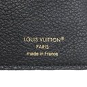 ルイヴィトン LOUIS VUITTON ポルトフォイユ リサ M83365 ノワール モノグラムアンプラント 二つ折り財布 ゴールド金具 黒 ブラック