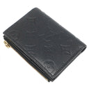 ルイヴィトン LOUIS VUITTON ポルトフォイユ リサ M83365 ノワール モノグラムアンプラント 二つ折り財布 ゴールド金具 黒 ブラック