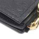 ルイヴィトン LOUIS VUITTON ポルトフォイユ リサ M83365 ノワール モノグラムアンプラント 二つ折り財布 ゴールド金具 黒 ブラック