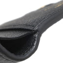 ルイヴィトン LOUIS VUITTON ポルトフォイユ リサ M83365 ノワール モノグラムアンプラント 二つ折り財布 ゴールド金具 黒 ブラック