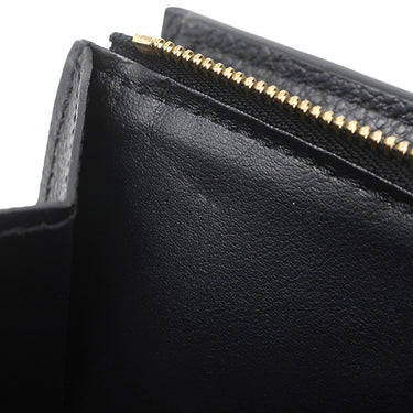 ルイヴィトン LOUIS VUITTON ポルトフォイユ リサ M83365 ノワール モノグラムアンプラント 二つ折り財布 ゴールド金具 黒 ブラック