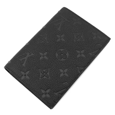 ルイヴィトン LOUIS VUITTON パスポートカバー クーヴェルテュール パスポール NM M63914 ノワール モノグラムアンプラント パスポートケース 黒