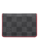 ルイヴィトン Louis Vuitton オーガナイザー ドゥ ポッシュ N63257 ダミエグラフィット×レッド ダミエグラフィットキャンバス カードケース 名刺入れ パスケース