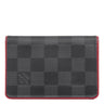 ルイヴィトン Louis Vuitton オーガナイザー ドゥ ポッシュ N63257 ダミエグラフィット×レッド ダミエグラフィットキャンバス カードケース 名刺入れ パスケース