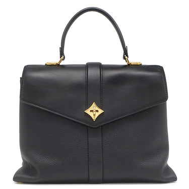 ルイヴィトン LOUIS VUITTON ローズ デ ヴァン PM M53821 ブラック レザー 2WAYバッグ ゴールド金具 黒 ハンドバッグ ショルダー