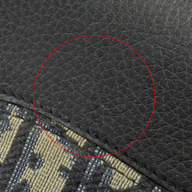 クリスチャン・ディオール Christian Dior Saddle ロングジップウォレット 2ADBC315YKS_H05E ベージュ×ブラック コットン レザー テクニカルファブリック 長財布 ガンメタル金具 小銭入れ ジャガード