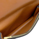 セリーヌ CELINE ストラップ デュオウオレット S-SD-0241 タン カーフ トリオンフキャンバス 2WAYバッグ ゴールド金具 茶 Wフラップ ショルダー クラッチ