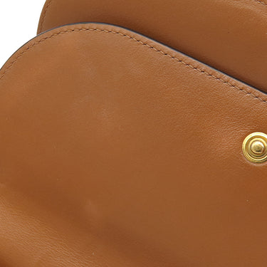 セリーヌ CELINE ストラップ デュオウオレット S-SD-0241 タン カーフ トリオンフキャンバス 2WAYバッグ ゴールド金具 茶 Wフラップ ショルダー クラッチ
