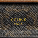 セリーヌ CELINE ストラップ デュオウオレット S-SD-0241 タン カーフ トリオンフキャンバス 2WAYバッグ ゴールド金具 茶 Wフラップ ショルダー クラッチ