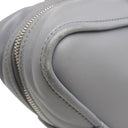 バレンシアガ BALENCIAGA トライアングル ダッフル S グレー レザー 2WAYバッグ シルバー金具 三角形 ハンドバッグ ショルダー