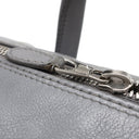 バレンシアガ BALENCIAGA トライアングル ダッフル S グレー レザー 2WAYバッグ シルバー金具 三角形 ハンドバッグ ショルダー