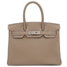エルメス HERMES バーキン30 エトゥープ トゴ ハンドバッグ シルバー金具 グレージュ