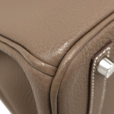 エルメス HERMES バーキン30 エトゥープ トゴ ハンドバッグ シルバー金具 グレージュ