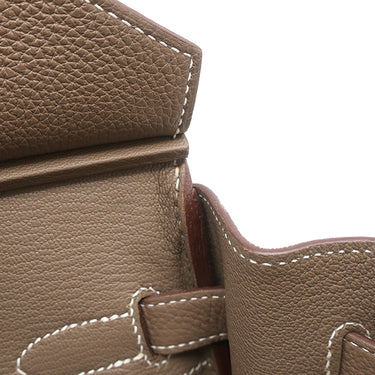 エルメス HERMES バーキン30 エトゥープ トゴ ハンドバッグ シルバー金具 グレージュ