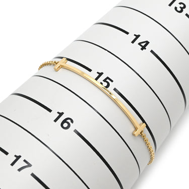 ティファニー Tiffany & Co Tスマイル スモール イエローゴールド K18YG ブレスレット 750 18K YG