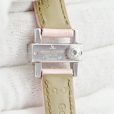腕時計 ジャガールクルト JAEGER LECOULTRE ジュワィアリー 101 アトリエ 282.3.70 手巻き レディース メーカーOH済 K18WG無垢 純正ダイヤ 角型