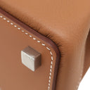 エルメス HERMES メドール ゴールド トゴ ヴォースイフト 2WAYバッグ シルバー金具 茶 ハンドバッグ ショルダー 2025年製
