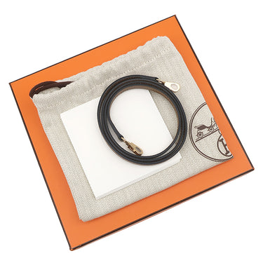 エルメス HERMES ミニケリードゥ 外縫い グリミスティ×ブラック×アルザン ヴォーエプソン 2WAYバッグ シャンパンゴールド金具 ショルダー トリコロール