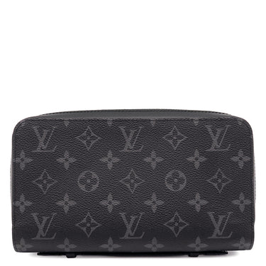ルイヴィトン LOUIS VUITTON ジッピーXL M61698 モノグラムエクリプス モノグラムエクリプス 長財布 シルバー金具 黒 ラウンドファスナー