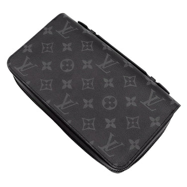 ルイヴィトン LOUIS VUITTON ジッピーXL M61698 モノグラムエクリプス モノグラムエクリプス 長財布 シルバー金具 黒 ラウンドファスナー