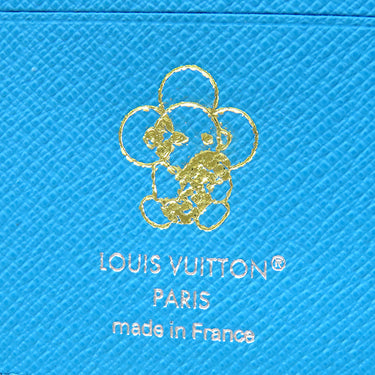 ルイヴィトン LOUIS VUITTON ポルトフォイユ マルコ M28394 トロピカルブルー モノグラムキャンバス タイガ 二つ折り財布 シルバー金具 刻印あり 青