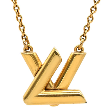 ルイヴィトン LOUIS VUITTON GO-14 M01729 ゴールド GP ネックレス LVツイスト